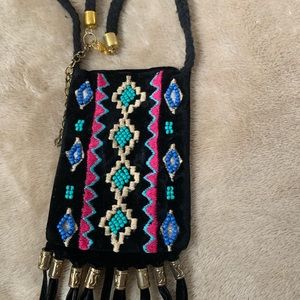 Native style pouch, medicine bag, stone bag